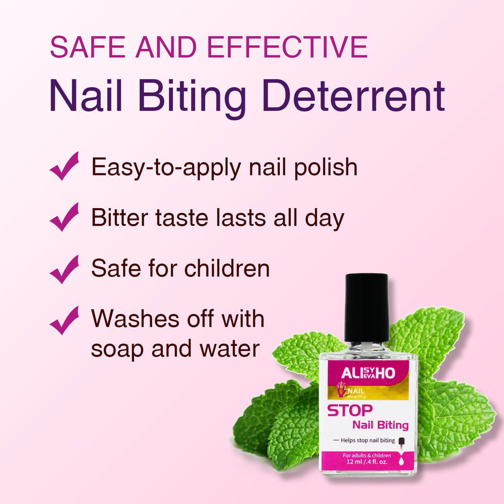 Alisyevaho product shown drying quickly on nails for discreet use