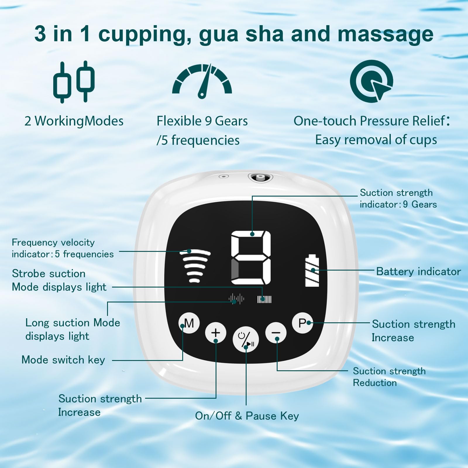 Alitake complete facial kit supports neck, eyes, and facial contours.