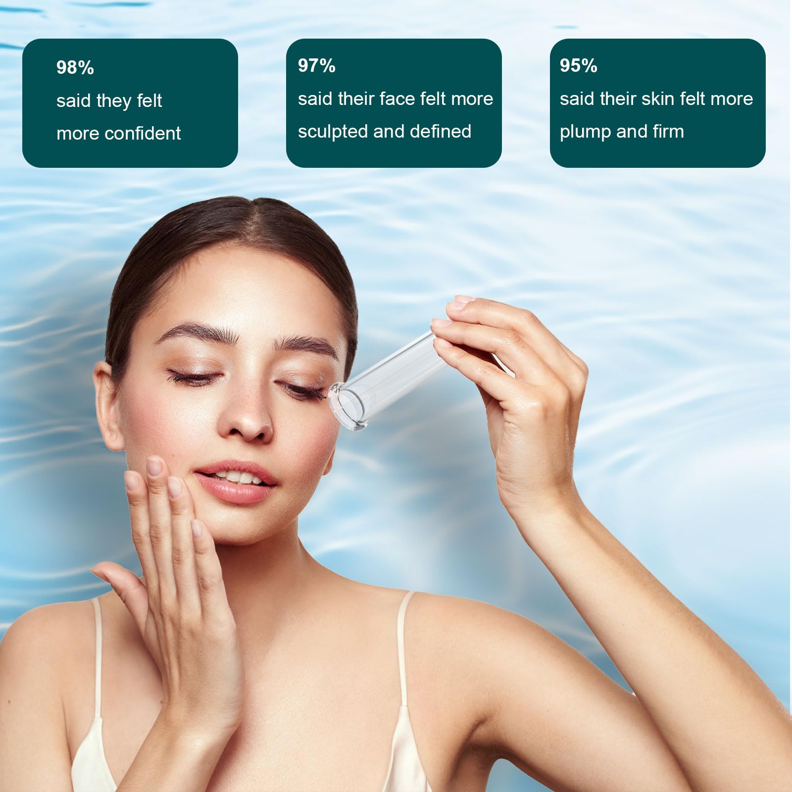 Alitake dual-cup mode enables synchronized suction for even coverage.