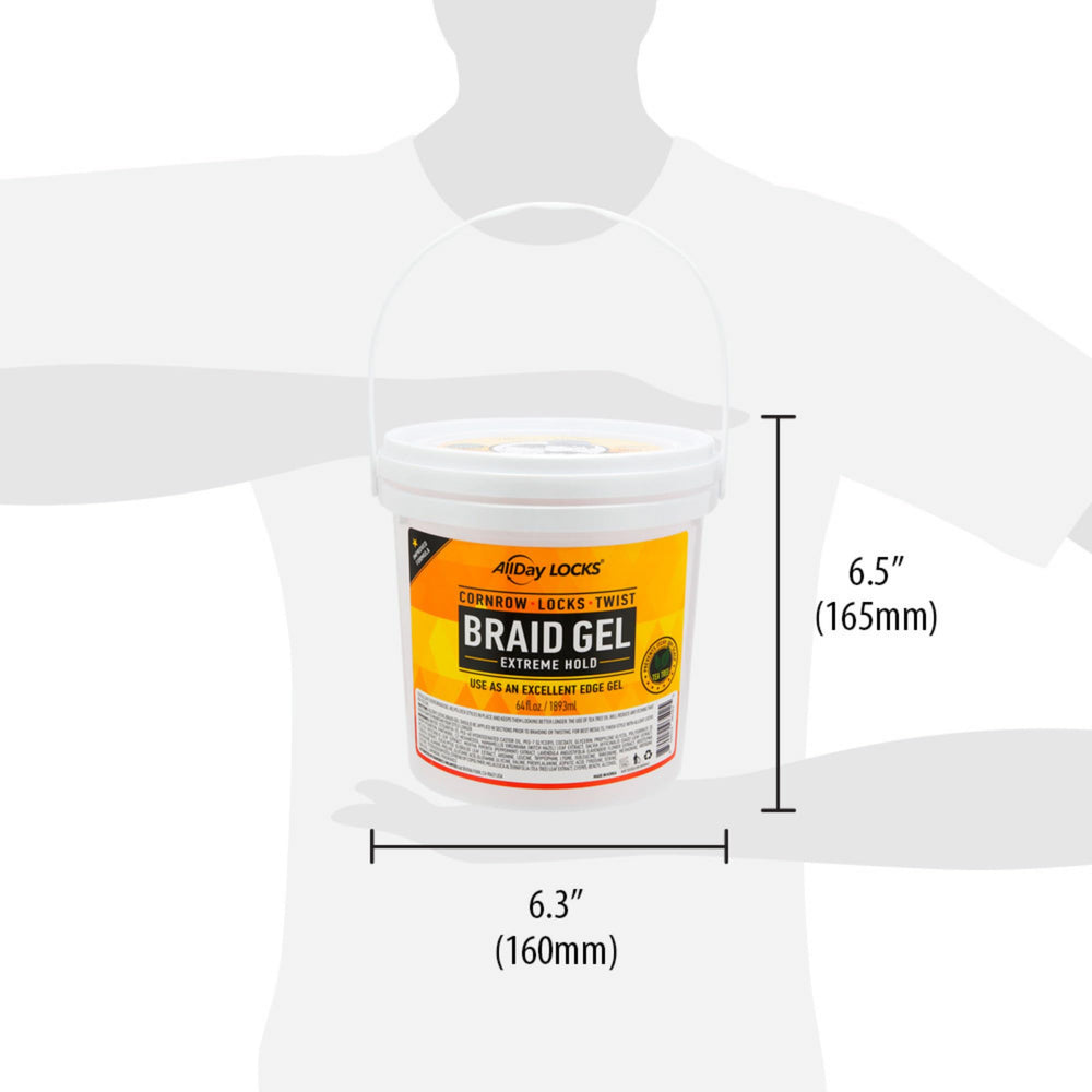 AllDay Locks Braid Gel lavender oil infusion provides calming aroma
