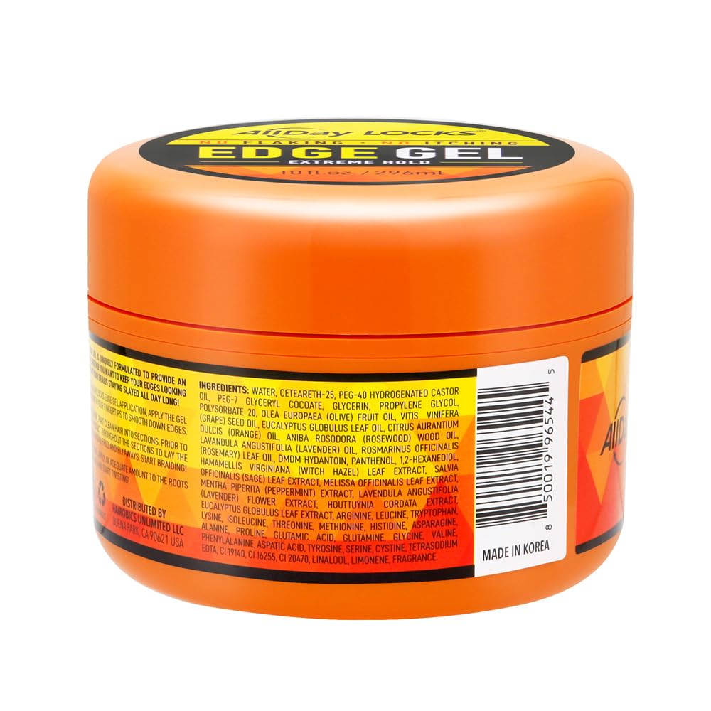 AllDay Locks Edge Gel long-lasting hold supports defined styles without stiffness.