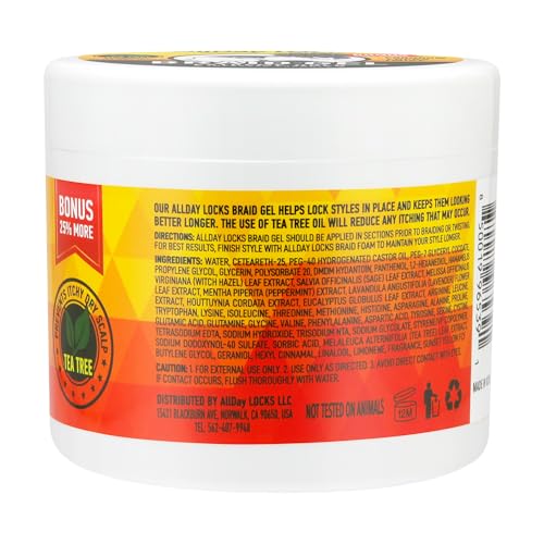 AllDay Locks Braid Gel closeup texture reveals rich gel consistency for frizz control