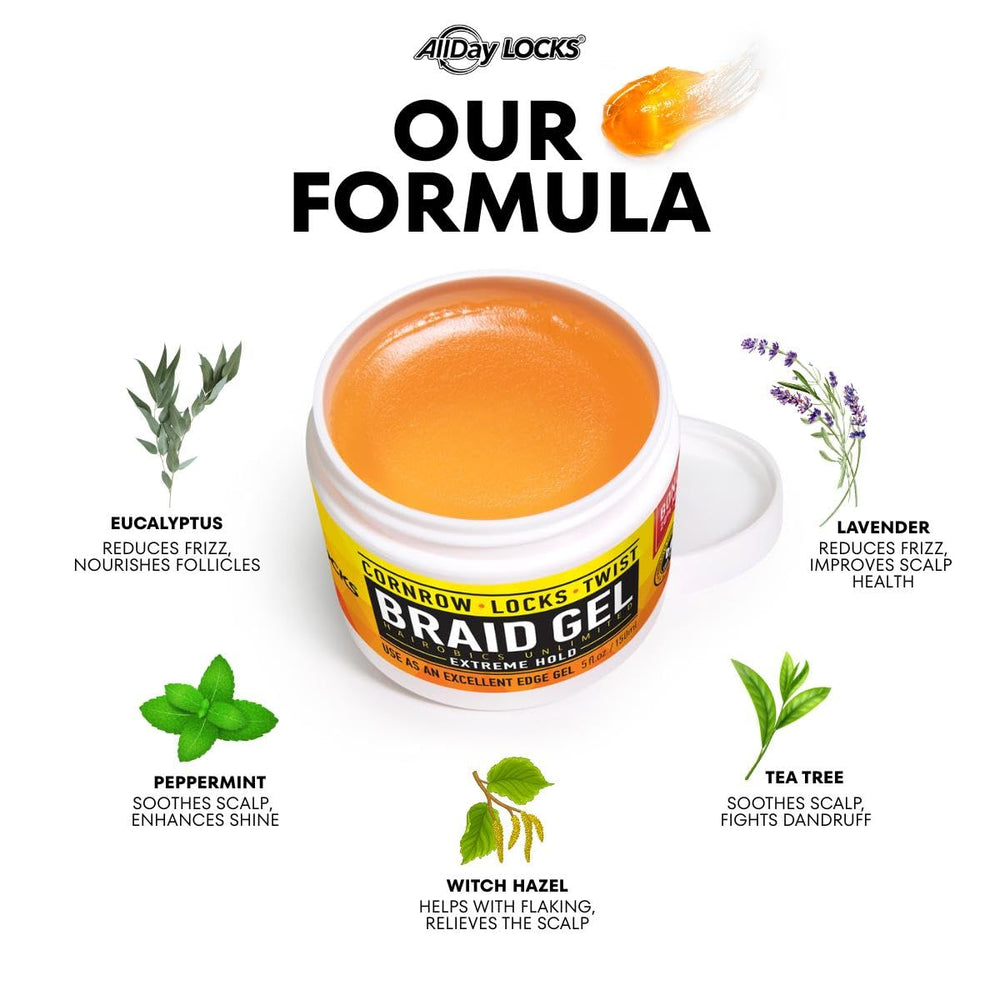 AllDay Locks Braid Gel extreme-hold-formula promises reliable hold without stiffness