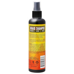 AllDay Locks Braid Shampoo spray application for quick scalp refresh between washes.