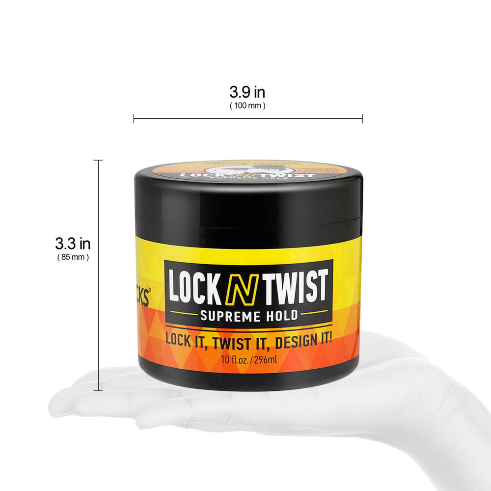 AllDay Locks applied to a twist demonstrating secure, defined hold