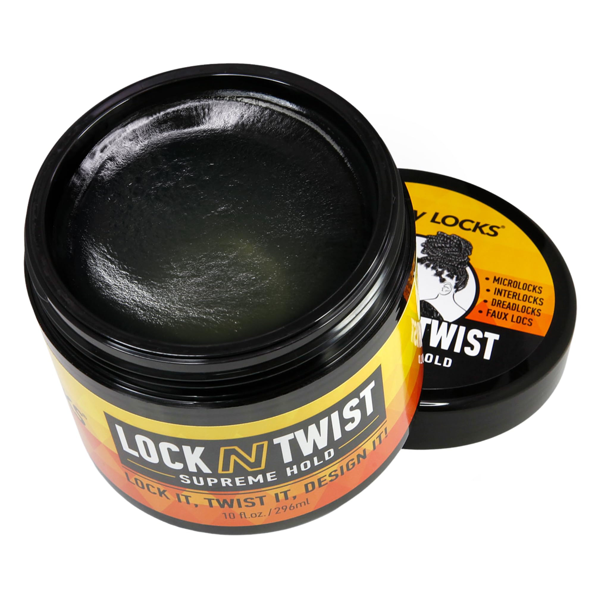 AllDay Locks gel texture close-up showing smooth, non-clumping formula
