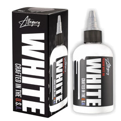 Allegory Tattoo Ink White agitator ensures even pigment before sessions