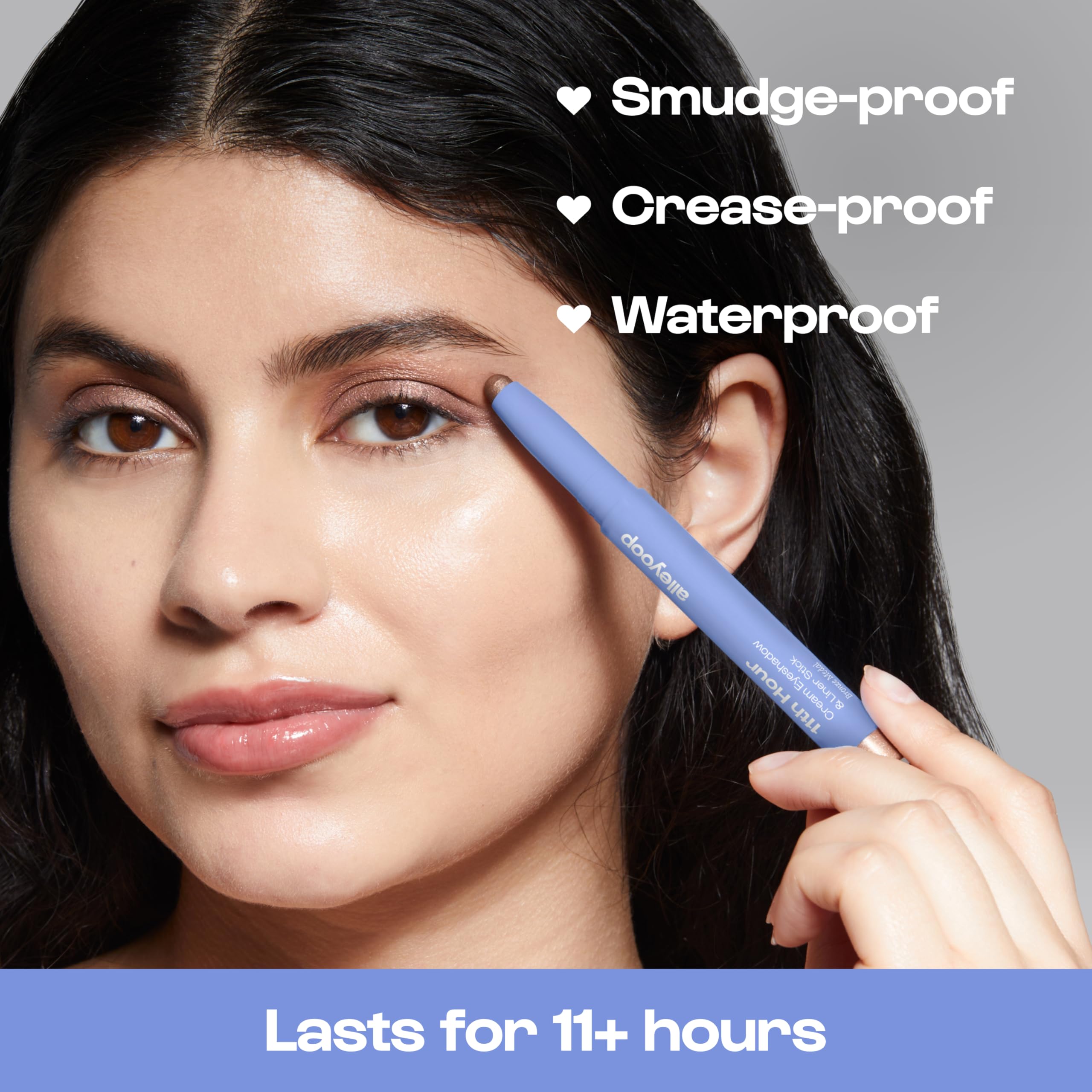 ALLEYOOP 11th Hour is a 2-in-1 eyeshadow and liner for versatile looks