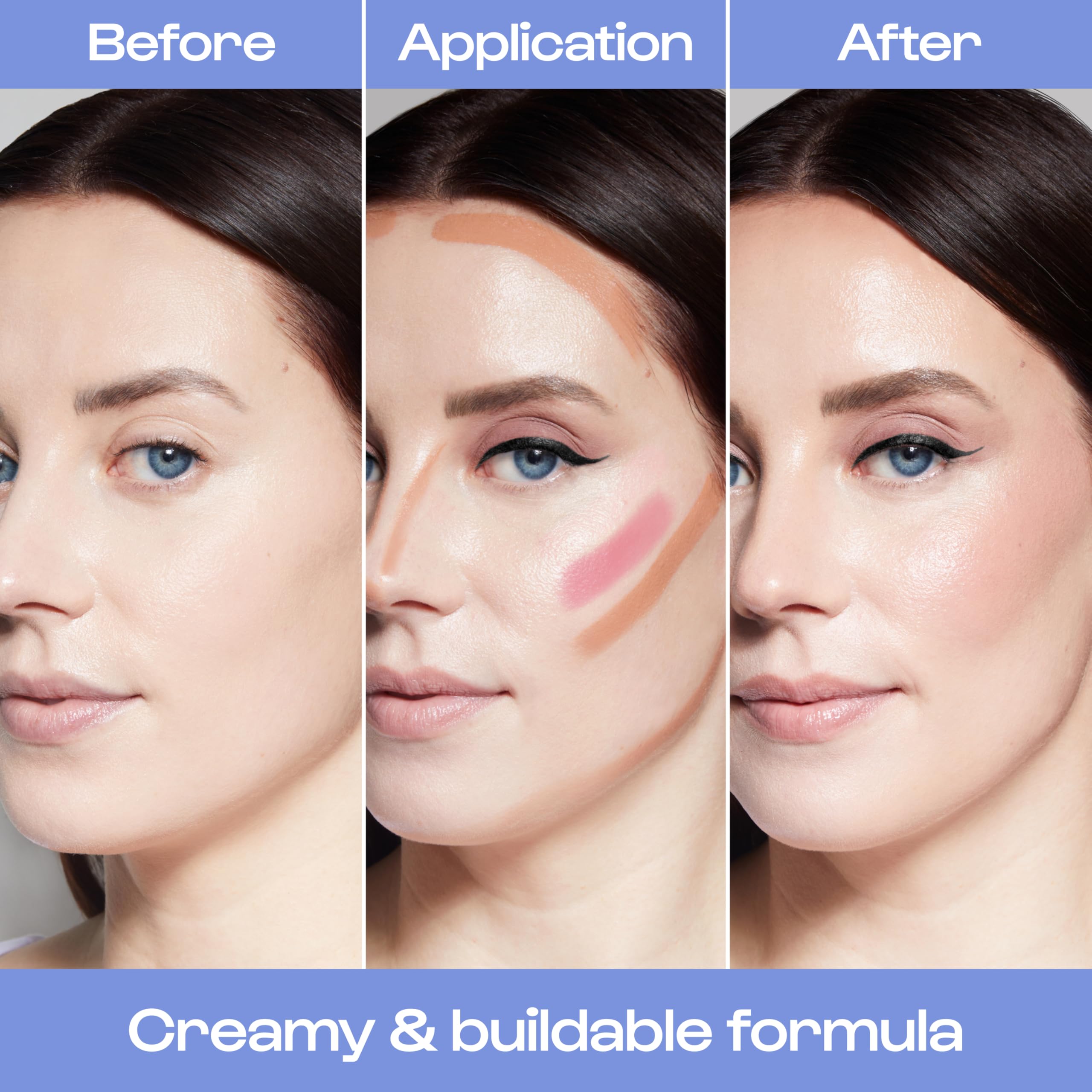 ALLEYOOP Stack The Odds creamy-glow finish on skin close-up.