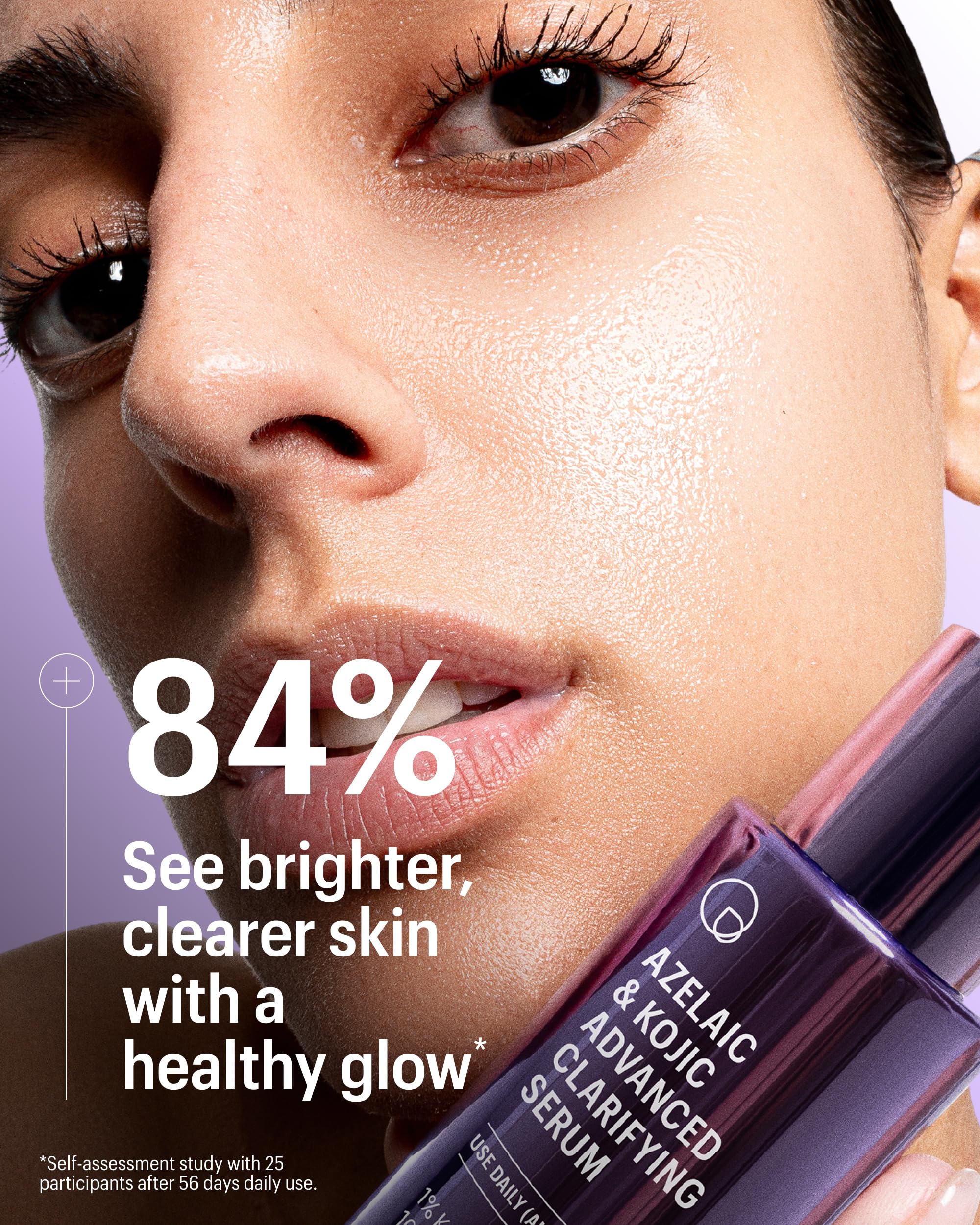 Allies of Skin clarifying serum bottle with pump for precise application