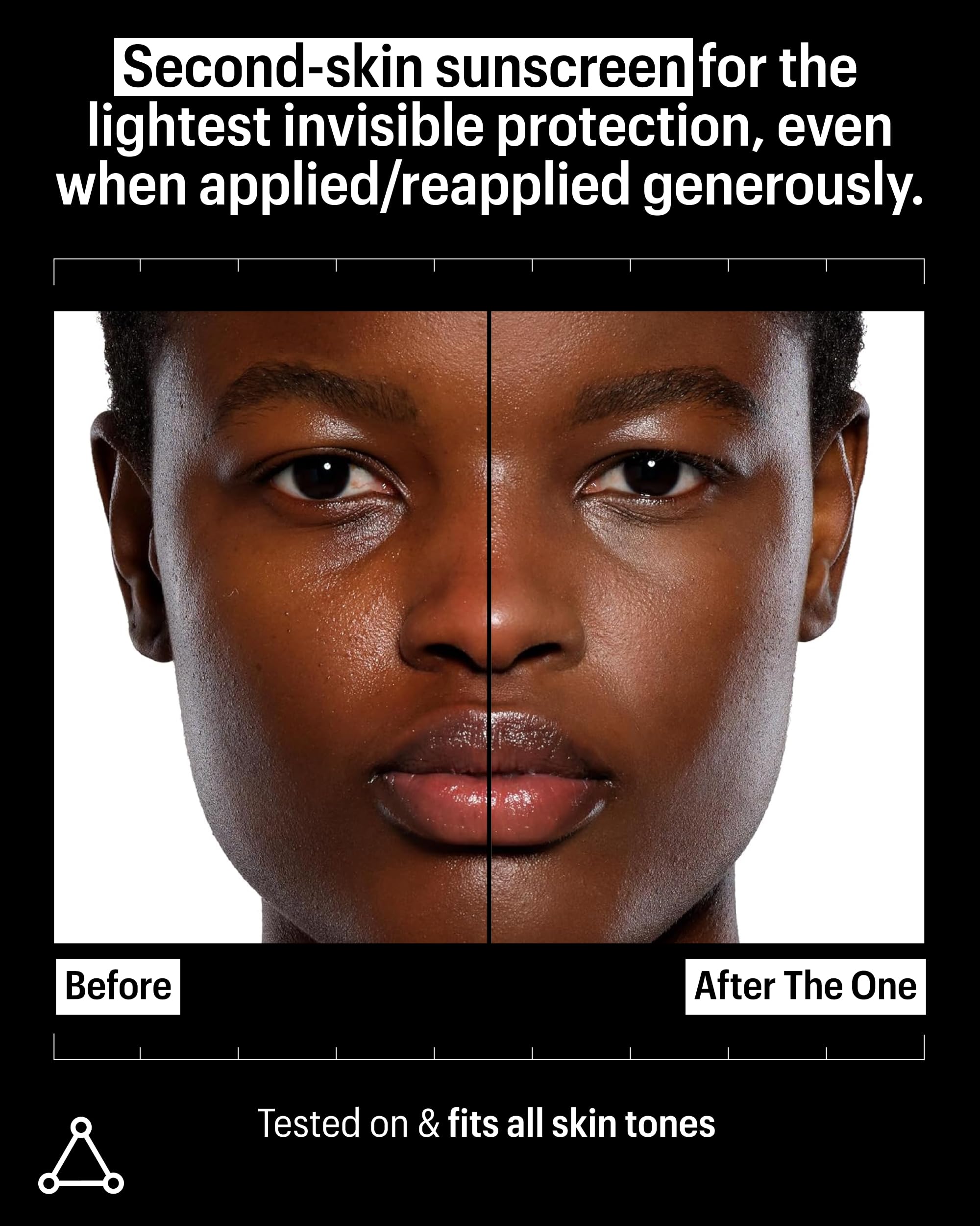 Allies of Skin SPF50 used as under makeup primer for a smooth base