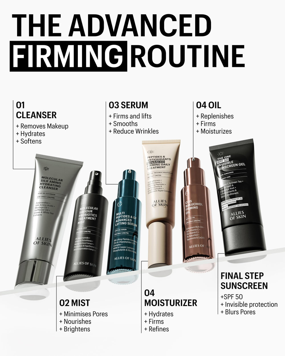 Allies of Skin dermatologist-tested formula free of irritants