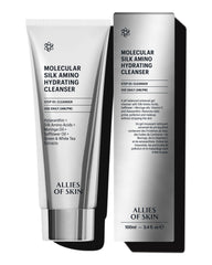 Allies of Skin Molecular Silk Amino Hydrating Cleanser bottle front for gentle hydration