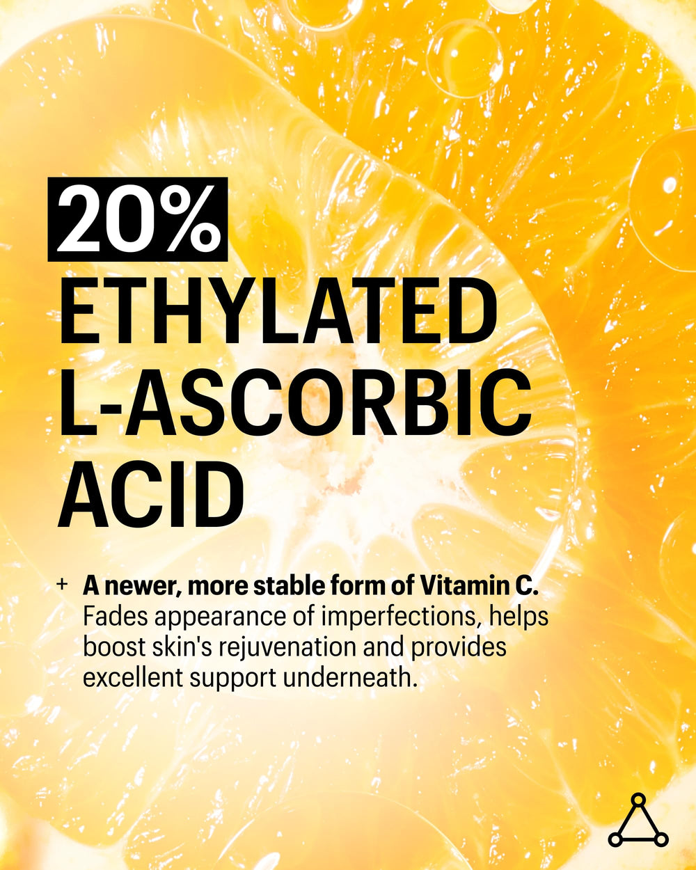 Allies of Skin orange extract complex illustration highlights citrus-derived actives supporting even tone.