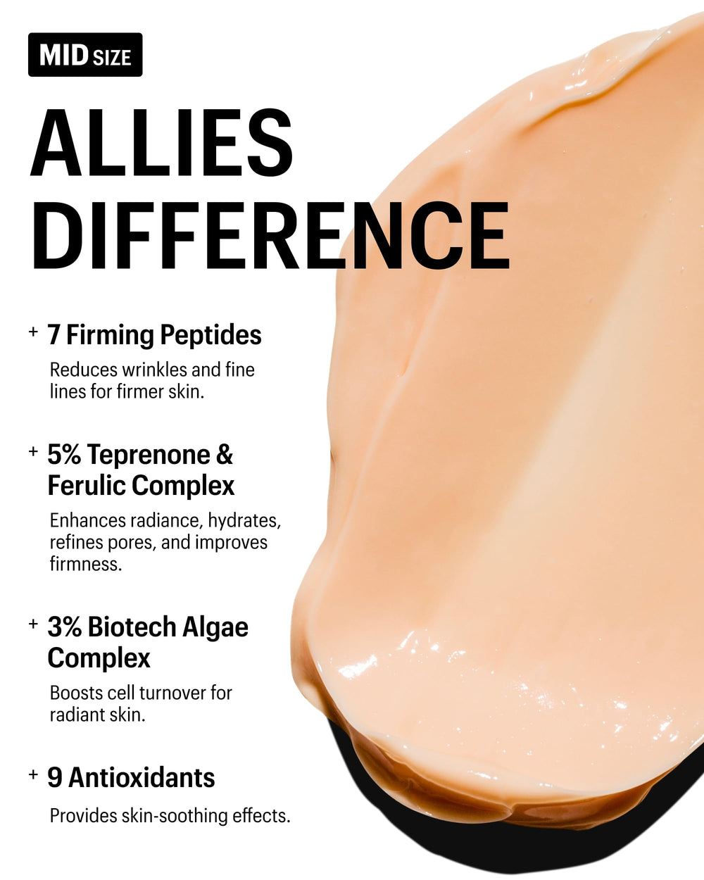 Allies of Skin glow shot reveals dewy after-application radiance