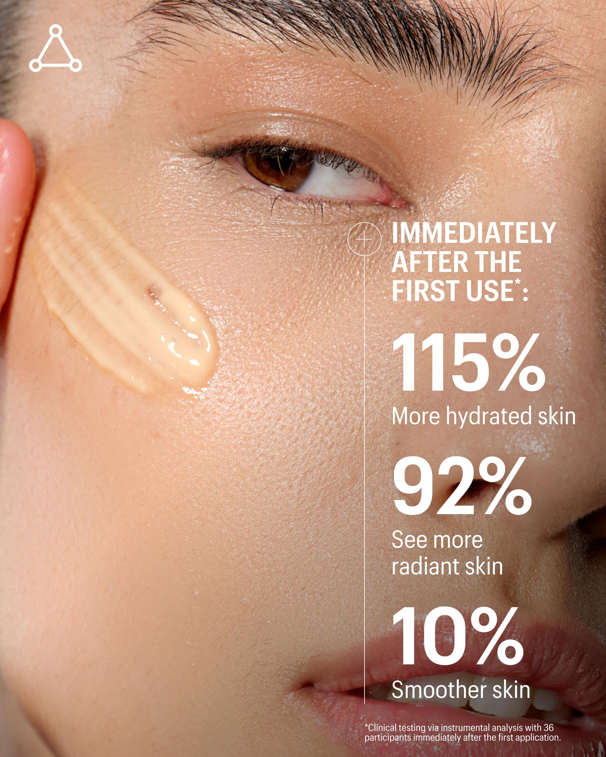Allies of Skin serum drop indicating concentrated actives for quick absorption