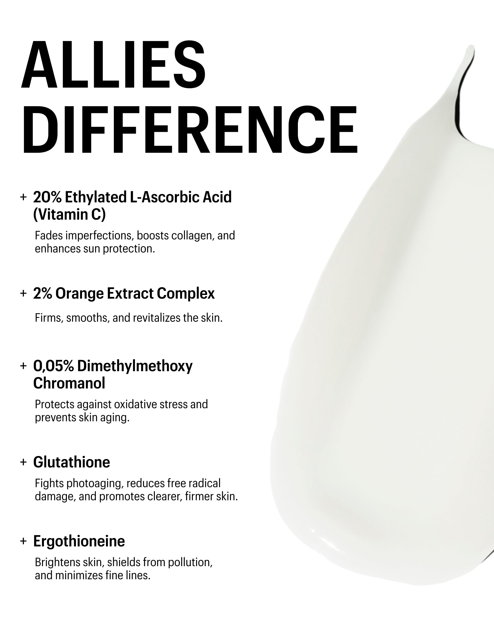 Allies of Skin serum applied to damp skin melts thicker layer for hydration.