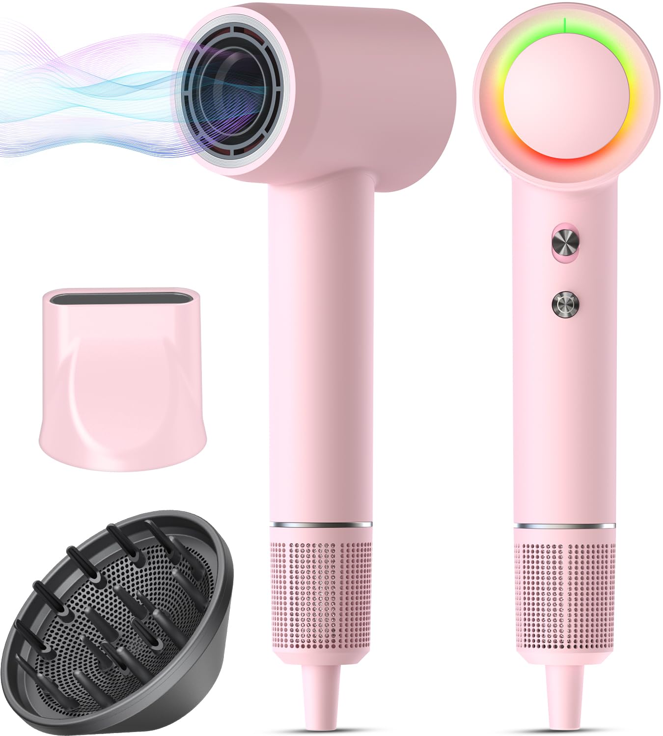 Alloom hair dryer with 160000rpm fast-drying power for salon-like results.