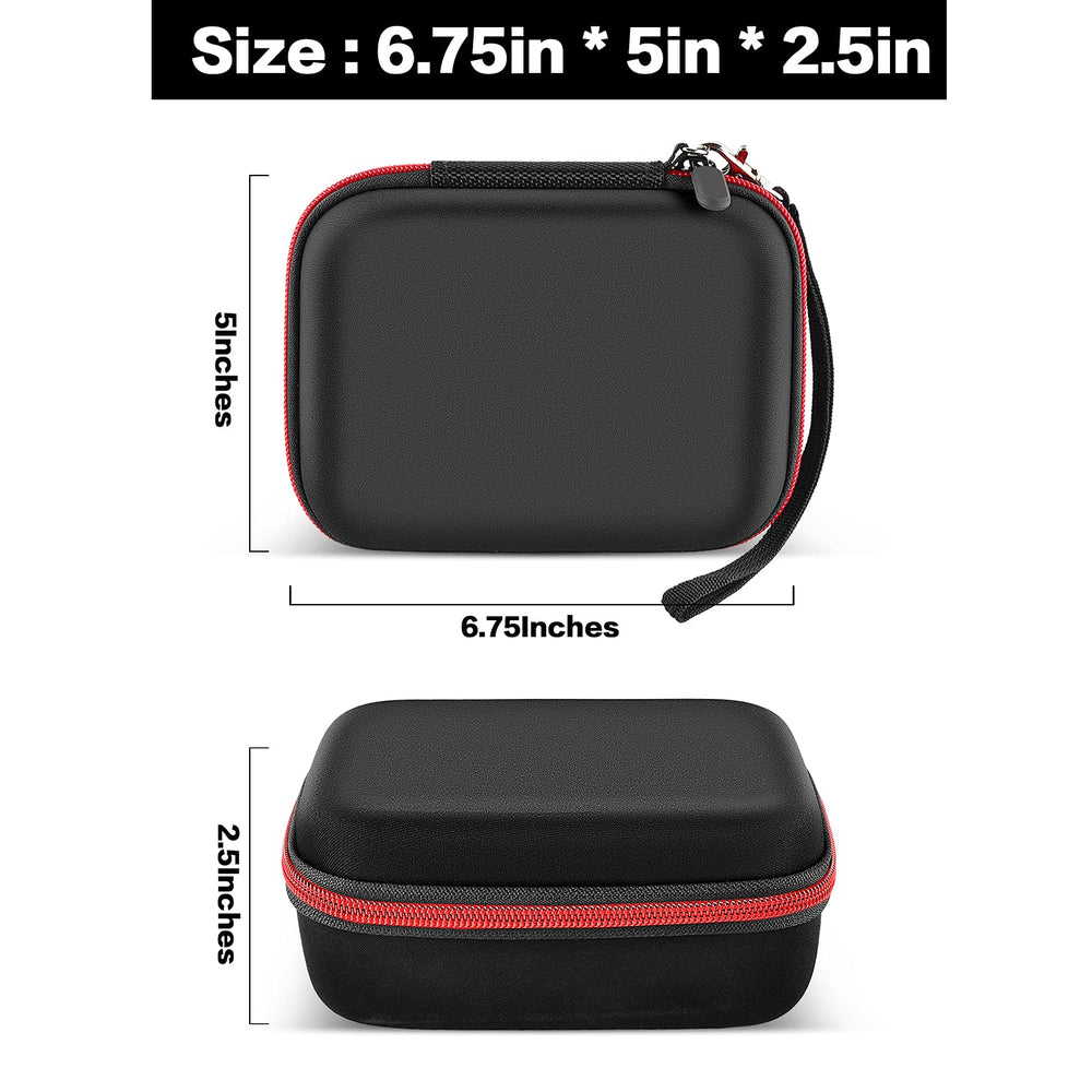 ALLPRIMO peanut case zippered pocket keeps attachment combs and oil organized
