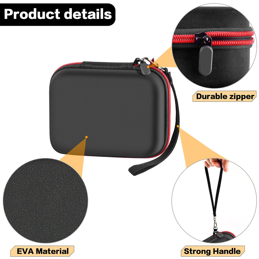 ALLPRIMO peanut case hard-shell EVA material resists shocks and dust