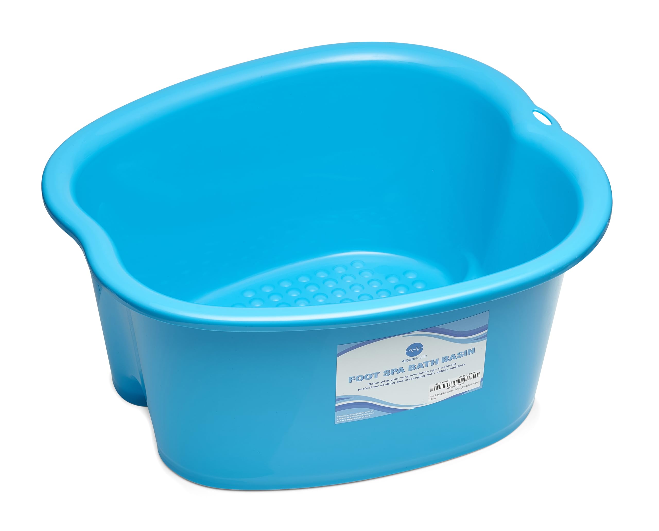 AllSett Health foot soaking basin front view for easy soaking and spa-like comfort