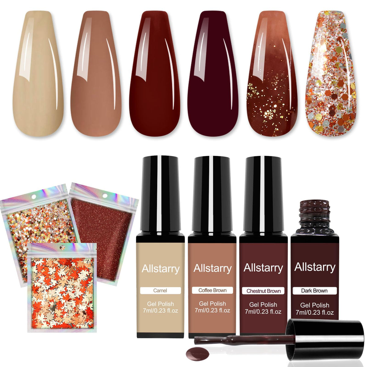Allstarry fall nail colors palette for chic autumn manicures