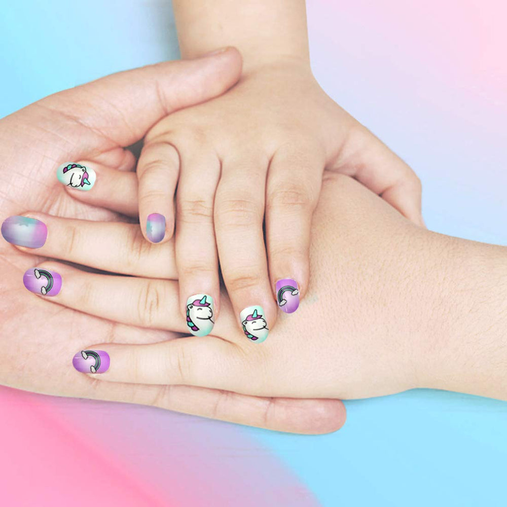 Allstarry glitter gradient nails showcase vibrant sparkle for birthdays and parties.
