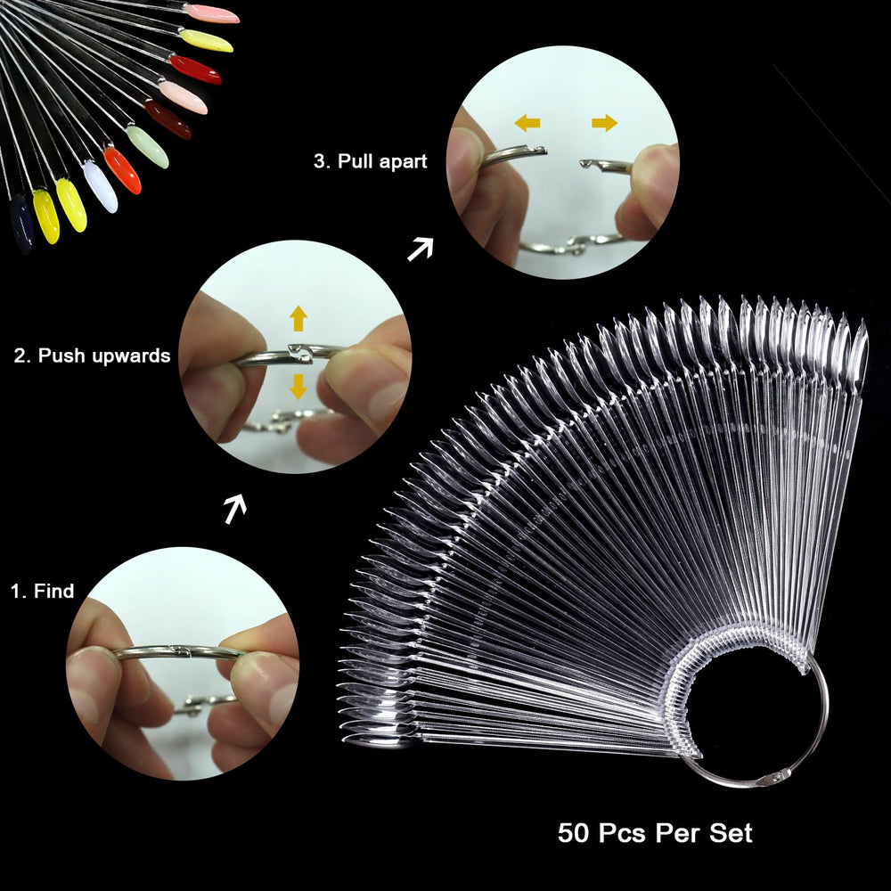 Allstarry swatch kit captures color samples for dip powder or gel displays