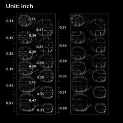 Demonstration: press tabs for about 10 seconds to seal manicure
