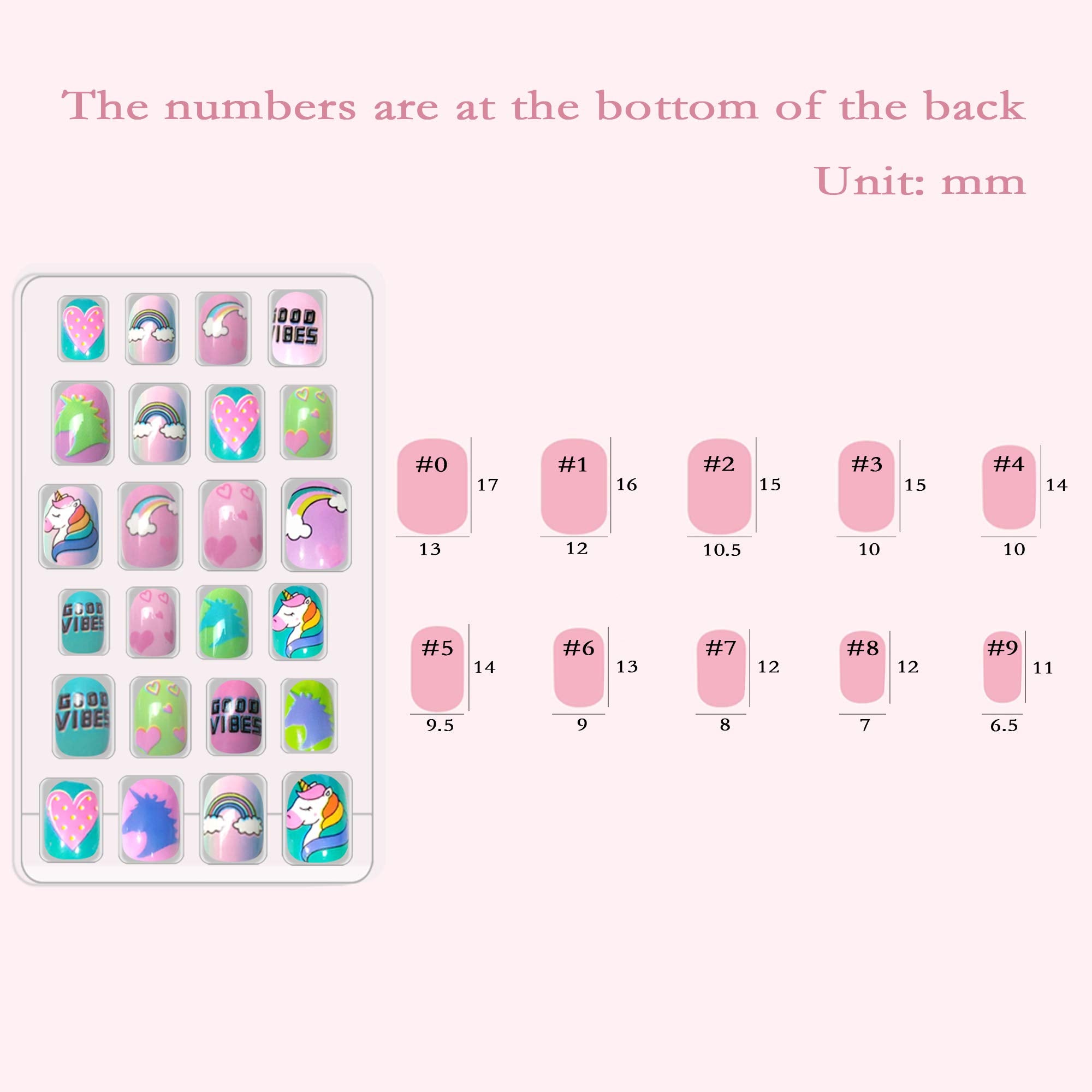 Allstarry rainbow color nails offer vibrant styles for creative dress-up.