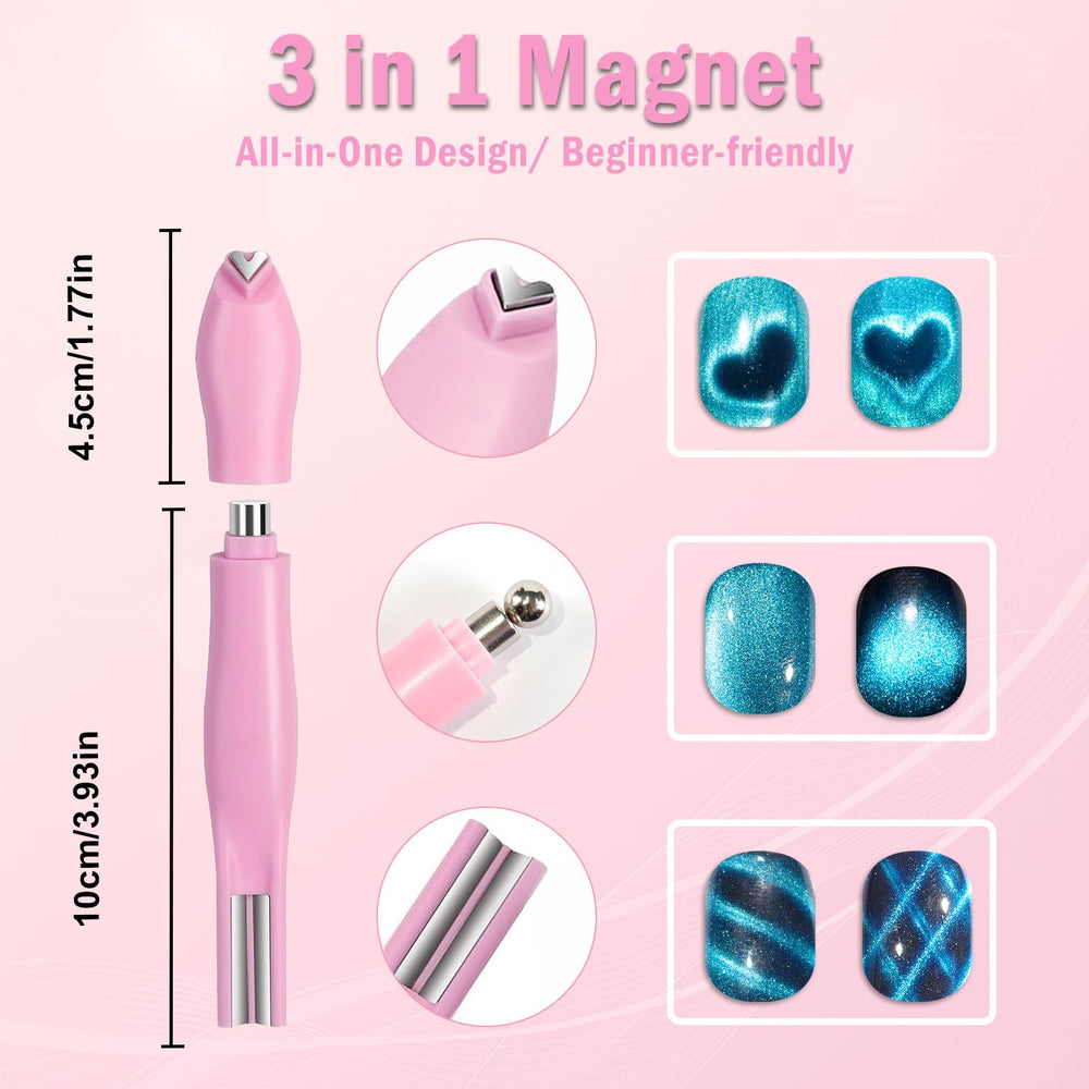 Allstarry Y-shaped guides aid precise cat-eye lines for salon-like nails.