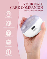 Allyplay LED light for nighttime grooming and safer nail care.