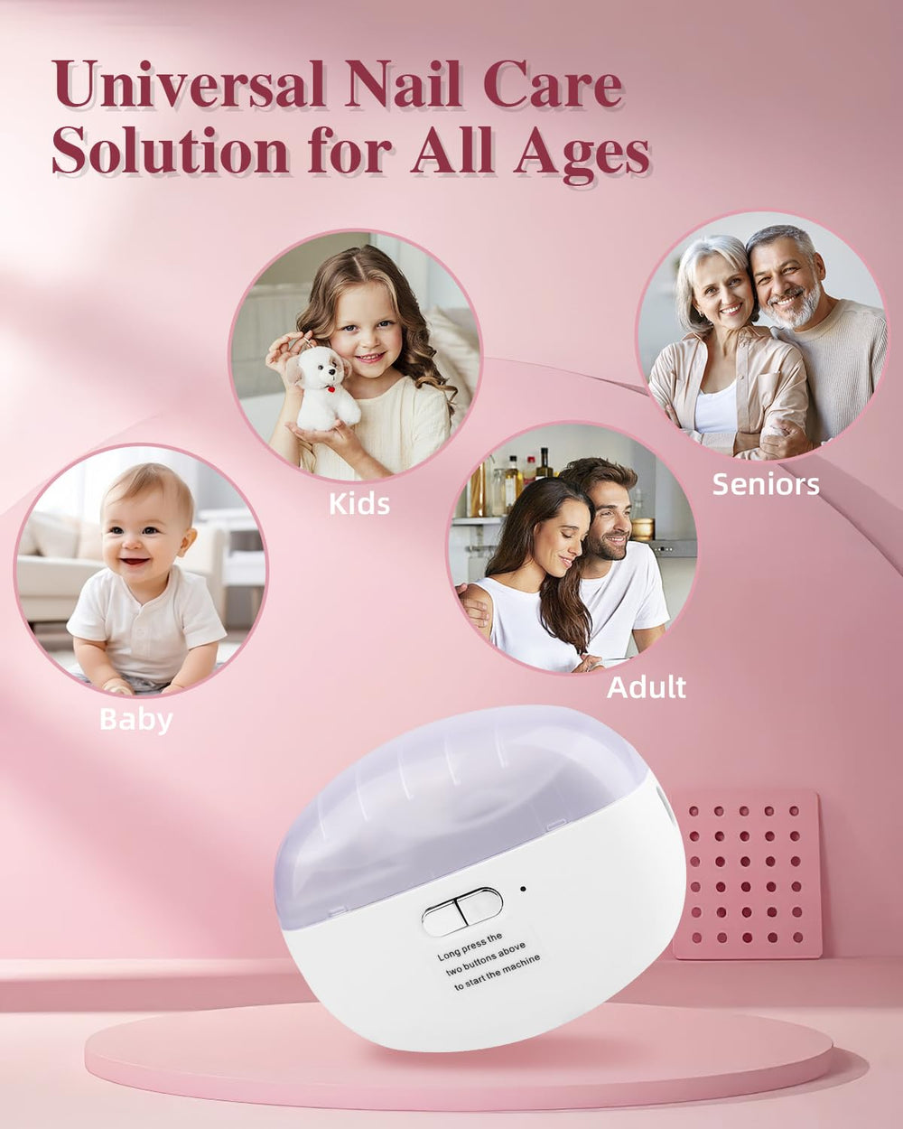 Allyplay travel-ready nail care kit in a compact form for all ages.