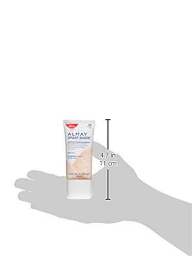 Almay buildable medium-coverage glow close-up shows adjustable coverage