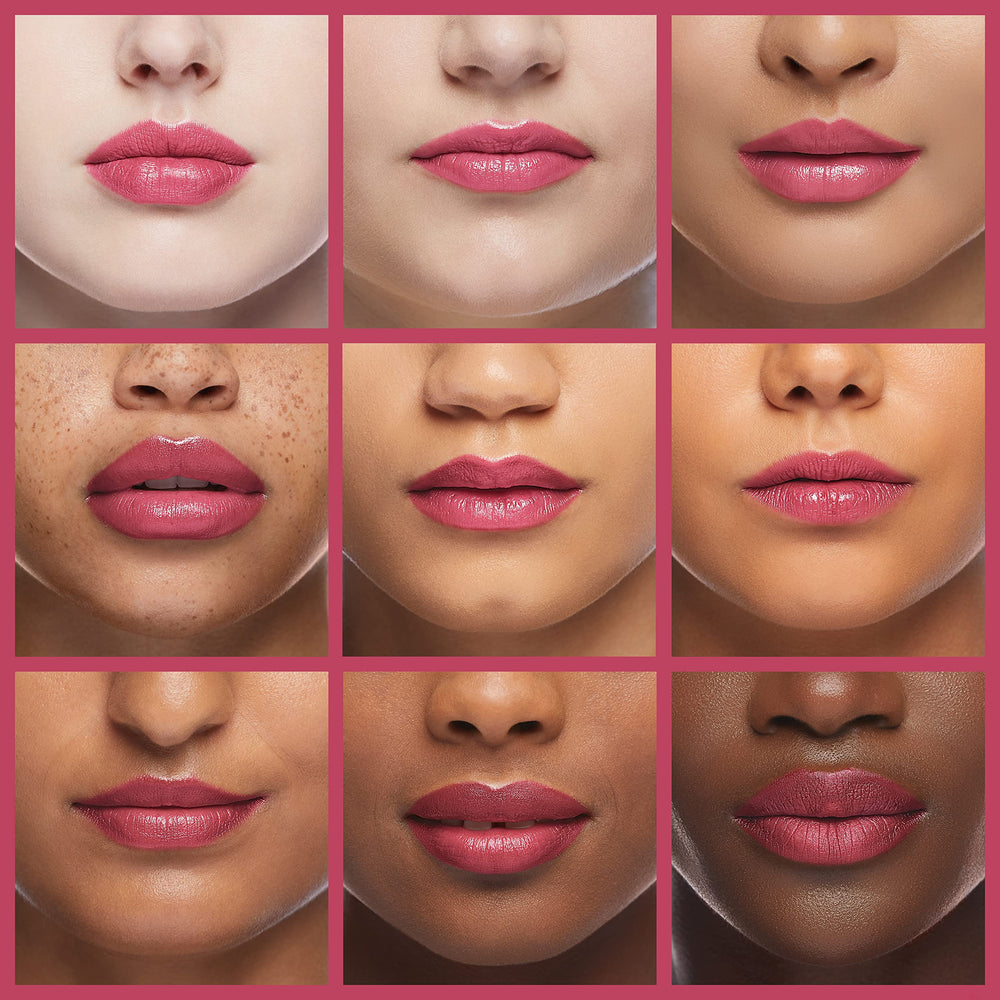 Almay Color & Care Lip Oil Stick close-up shows smooth glide for comfortable lip feel.