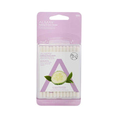 Almay Eye Makeup Remover Stick cotton-tip application demonstrates easy on-the-go use.