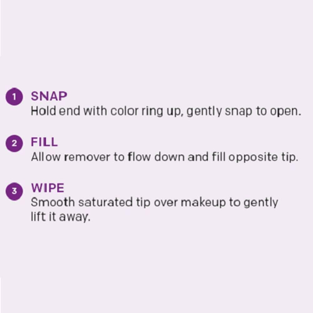 Almay Eye Makeup Remover Stick ophthalmologist-tested badge signals safety near eyes.