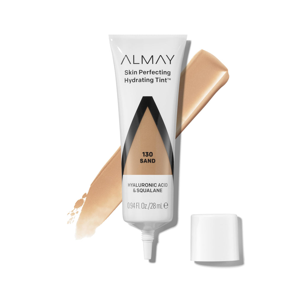 Almay Hydrating Tint tube cap close-up for easy, mess-free application.