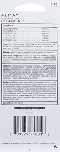 Almay Lip Treatment targets vertical lines for defined lips.