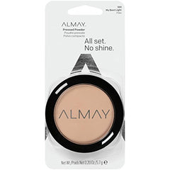Almay pressed powder oil-control finish helps reduce shine