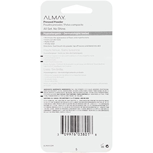 Almay pressed powder skin-tone match my-best-light blends naturally