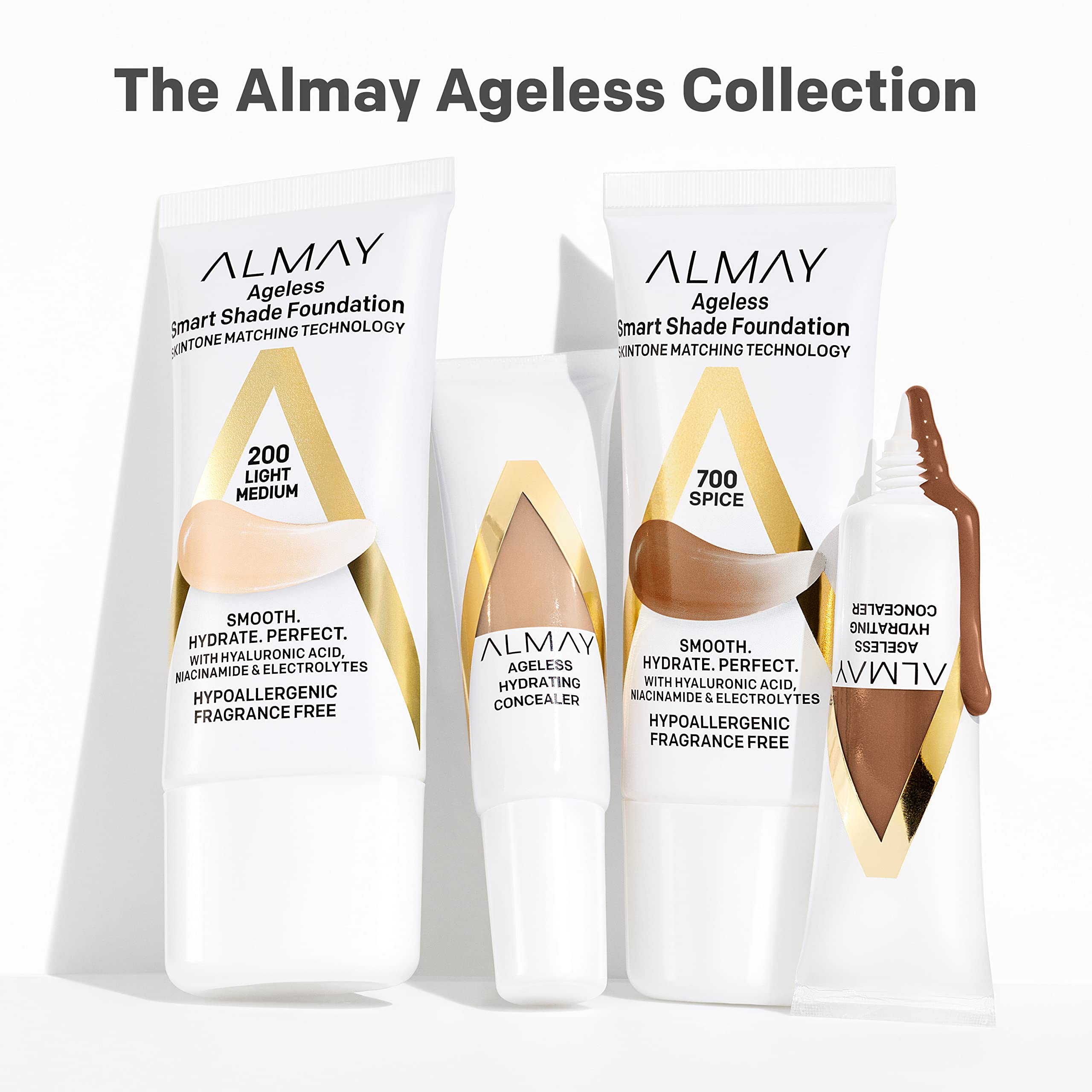 Almay Shade-match daily-use visual emphasizes versatile tone compatibility