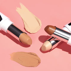 Almay Skin Perfecting Comfort Concealer swatch shows creamy texture for easy blending.