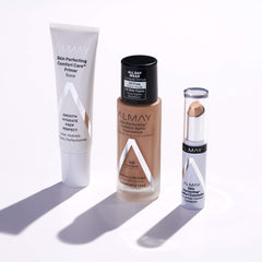 Almay Skin Perfecting Comfort Concealer natural finish close-up with seamless blend.