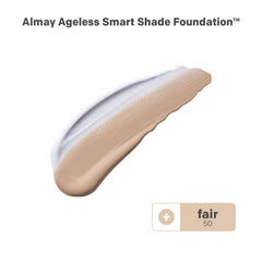 Almay Smart Shade color transition visual shows skin tone adaptivity for natural results