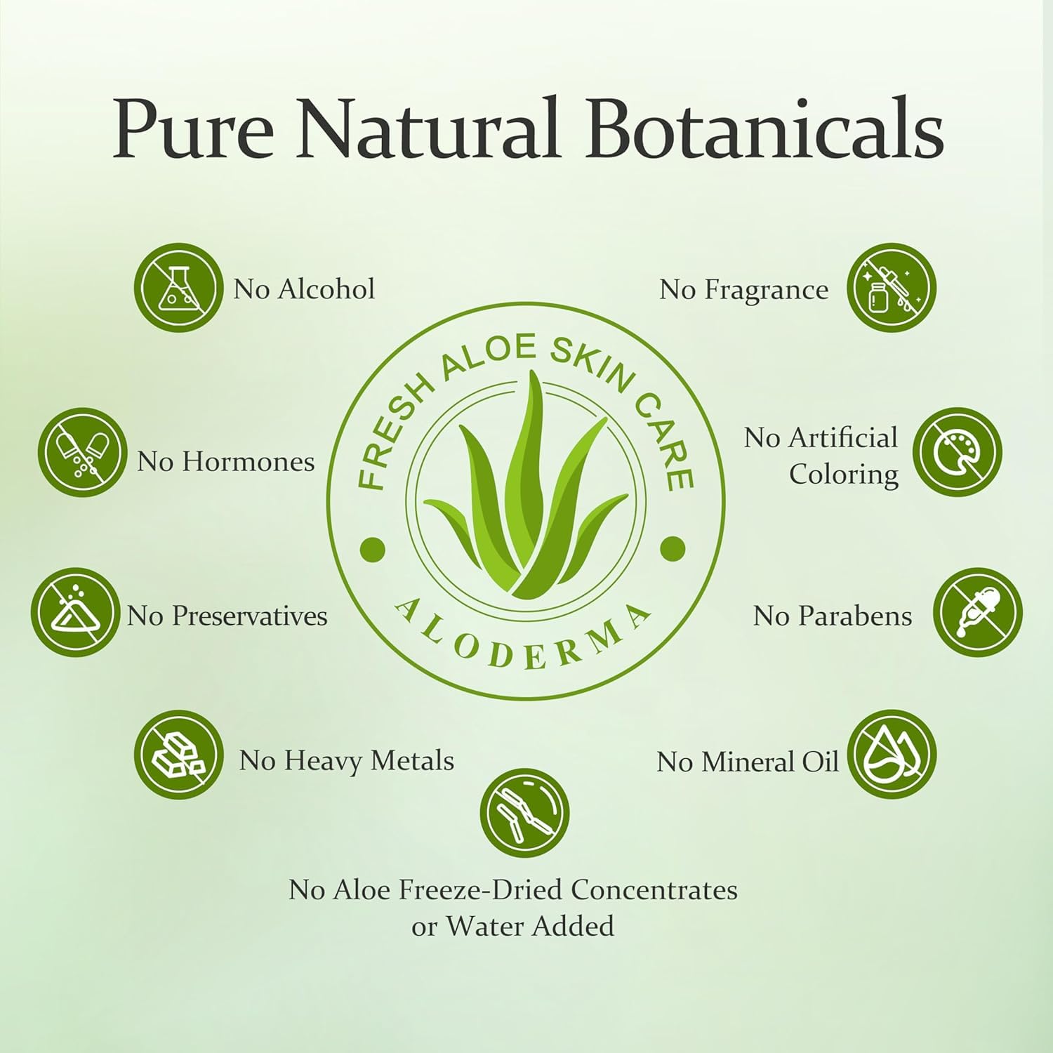 Aloderma Aloe Gel cooling sensation offers refreshing relief.