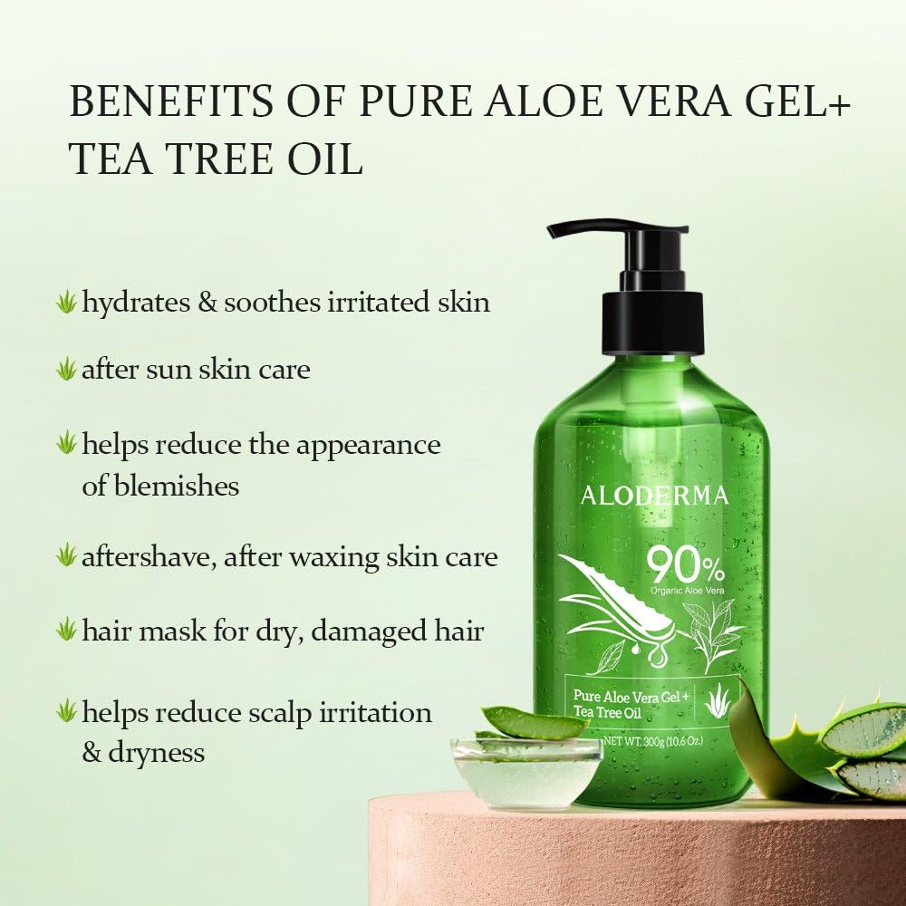 Aloderma face application gel ready for refreshed, radiant skin