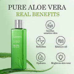 Aloderma Organic Aloe Field harvest highlights farm-to-face freshness and purity.