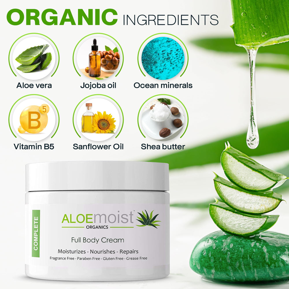 Aloemoist face application cream being applied for daily moisture and glow