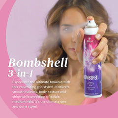 ALOXXI Bombshell textured hair close-up reveals buildable texture and flexible hold.